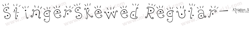 StingerSkewed Regular字体转换